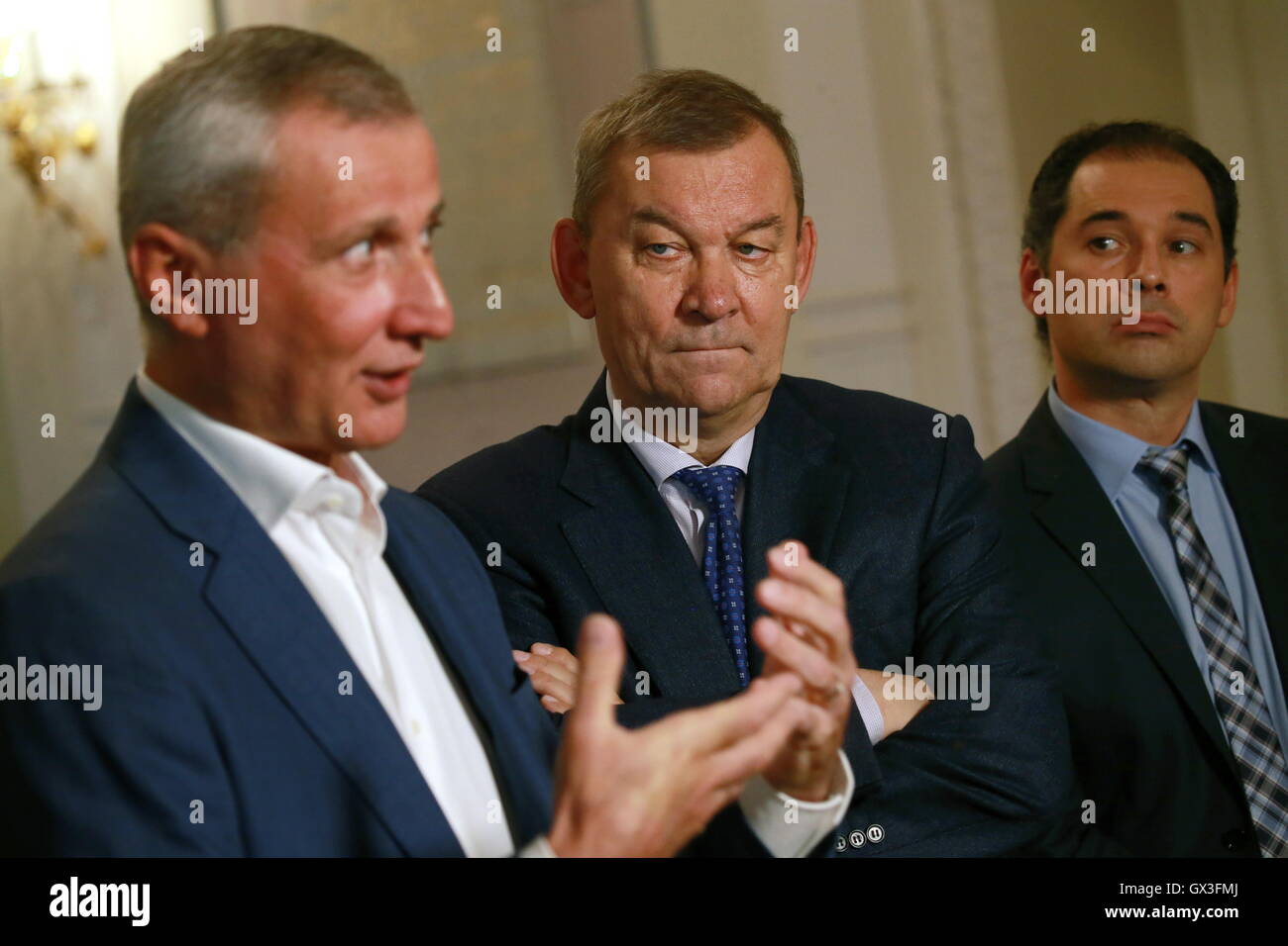 Moskau, Russland. 15. Sep, 2016. BolschoiTheater Ballettdirektor