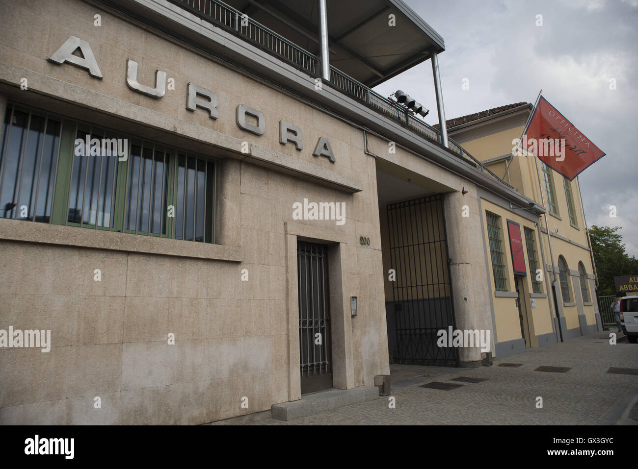 Turin, Piemont, Italien. 15. Sep, 2016. Turin, Italien - 15. September 2016: Einweihung des Buches Museum in Turin bei der Firma Aurora am 15. September 2016 in Turin, Italien © Stefano Guidi/ZUMA Draht/Alamy Live News Stockfoto