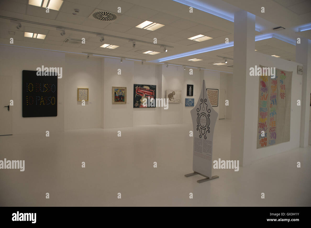 Turin, Piemont, Italien. 15. Sep, 2016. Turin, Italien - 15. September 2016: Einweihung des Buches Museum in Turin bei der Firma Aurora am 15. September 2016 in Turin, Italien © Stefano Guidi/ZUMA Draht/Alamy Live News Stockfoto