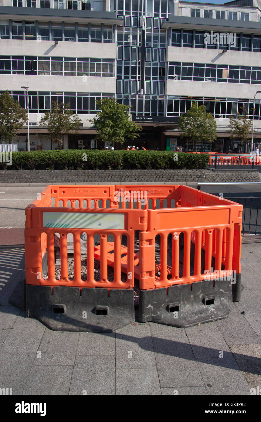Hull City of Culture urbanen Straßenbild Stockfoto