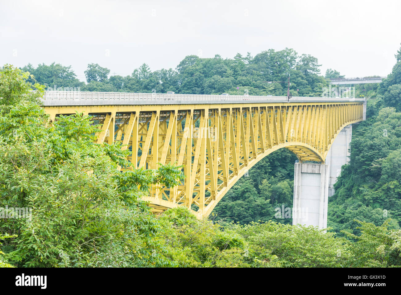 Yatsugatake Kogen Ohashi Brücke, Hokuto Stadt Yamanashi Präfektur, Japan Stockfoto