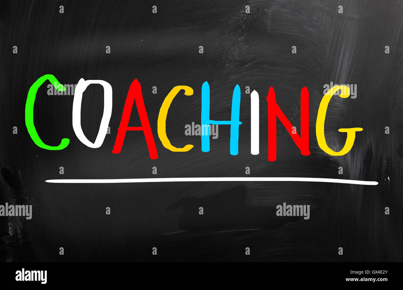Coaching-Konzept Stockfoto