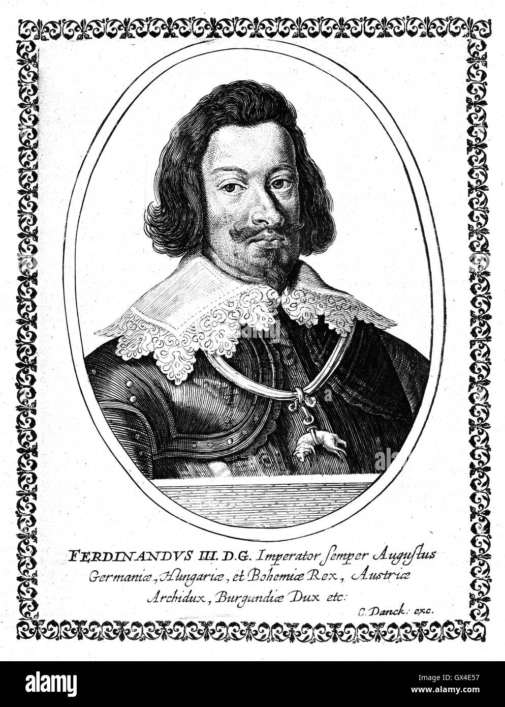 FERDINAND II., Kaiser des Heiligen Römischen Reiches (1578-1637) Stockfoto