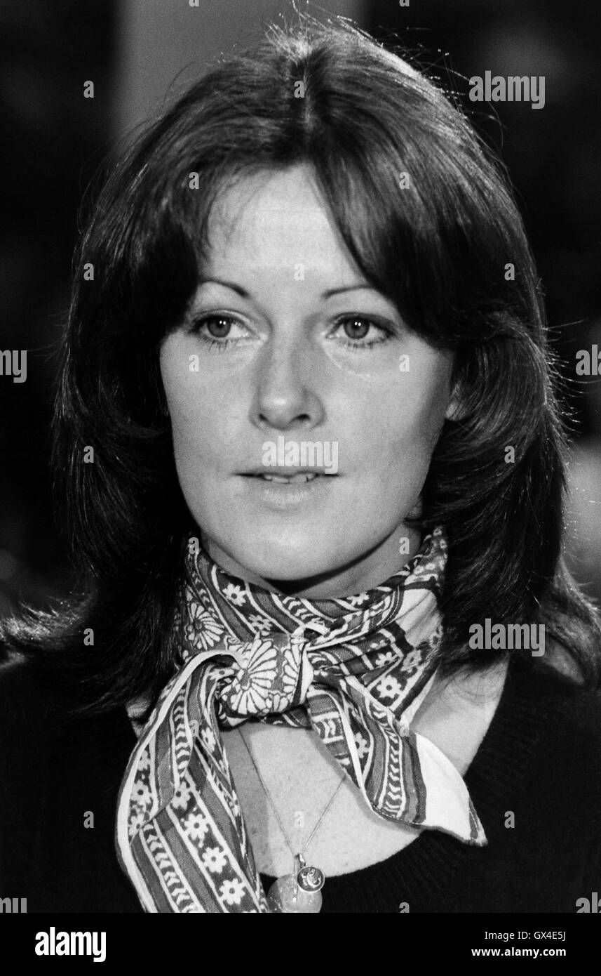 ANNIFRID LYNGSTAD Sänger und Mitglied von ABBA 1972 Stockfoto