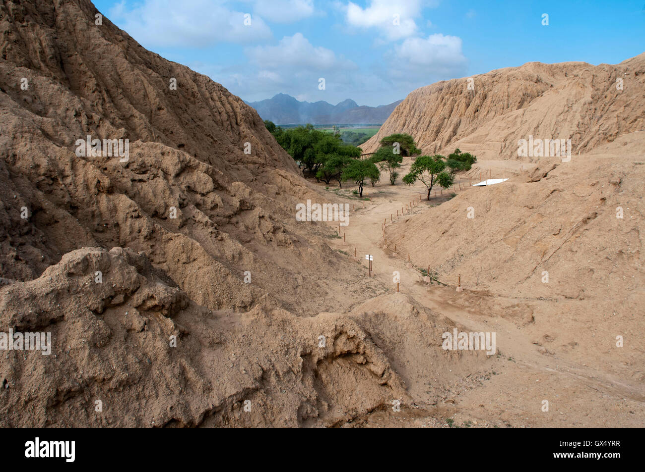 Die königlichen Gräber des Herrn von Sipan, Huaca Rajada, Lambayeque, Chiclayo, Peru Stockfoto