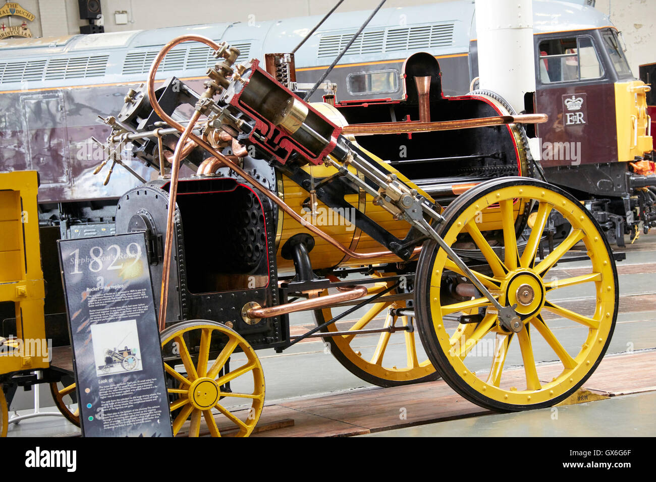 Eisenbahnmuseum in York Age of Steam die Welten besten Eisenbahnmuseum Stockfoto