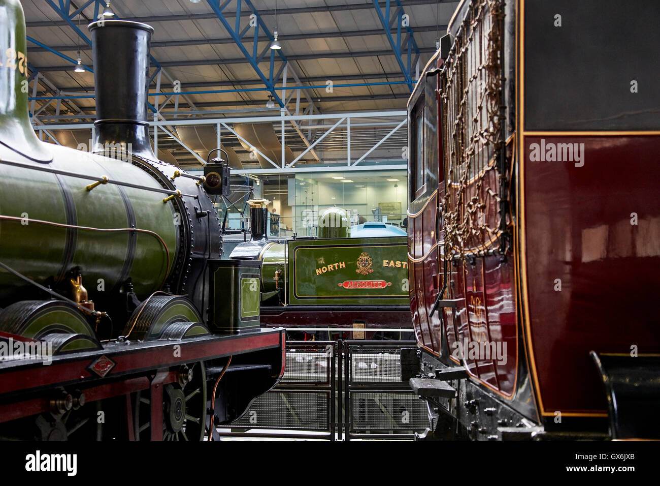 Eisenbahnmuseum in York Age of Steam die Welten besten Eisenbahnmuseum Stockfoto