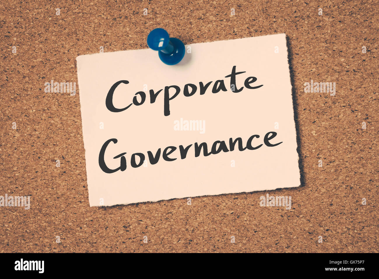 Corporate Governance Stockfoto