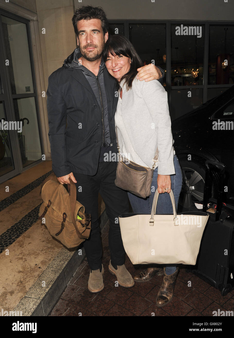 Verschiedene prominente gesehen im Soho Hotel Featuring: Davina McCall, Matthew Robertson wo: London, Vereinigtes Königreich bei: 28. Juni 2016 Stockfoto