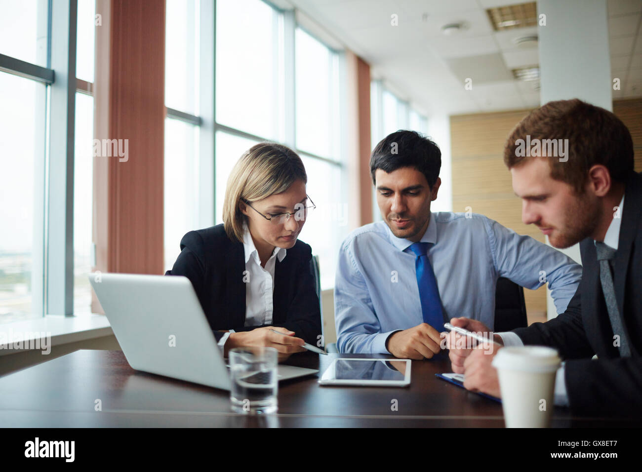 Lösung von Problemen Stockfoto