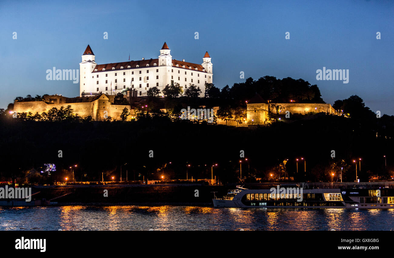 Die Burg von Bratislava, Slowakei Stockfoto