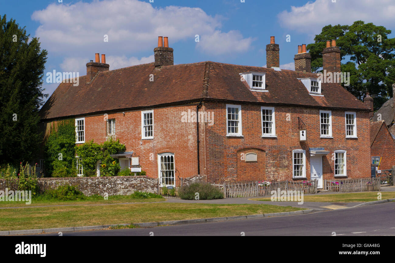 Austens Haus, Chawton, Hampshire, England. Stockfoto