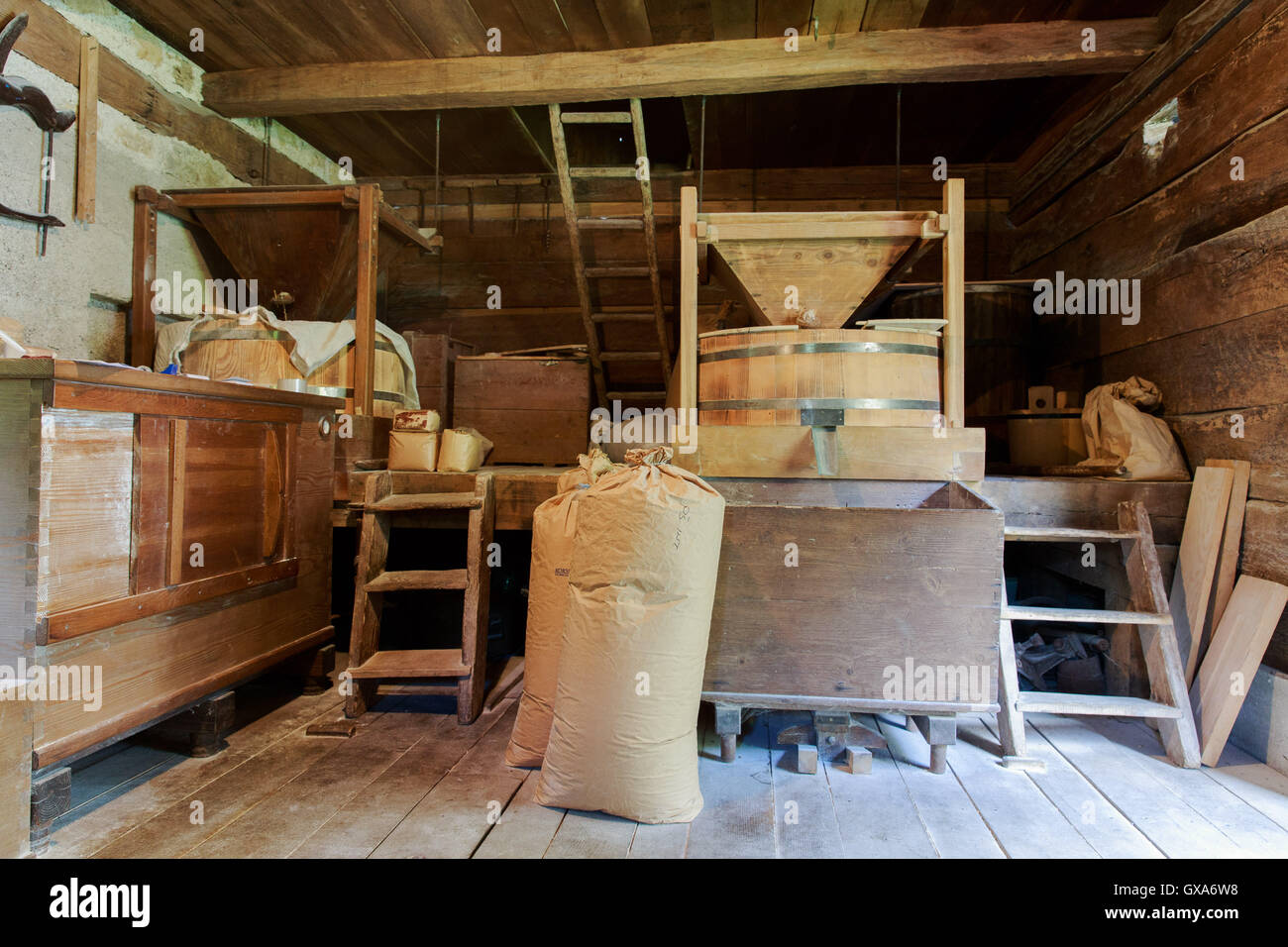 Slunj Kornmühlen Stockfoto