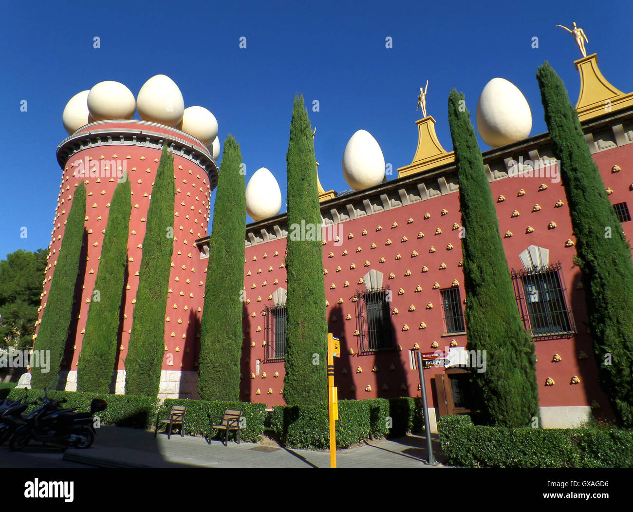 Einzigartige Salvador Dali Theatre Museum in Figueres, Tagesausflug von Barcelona, Katalonien, Spanien Stockfoto