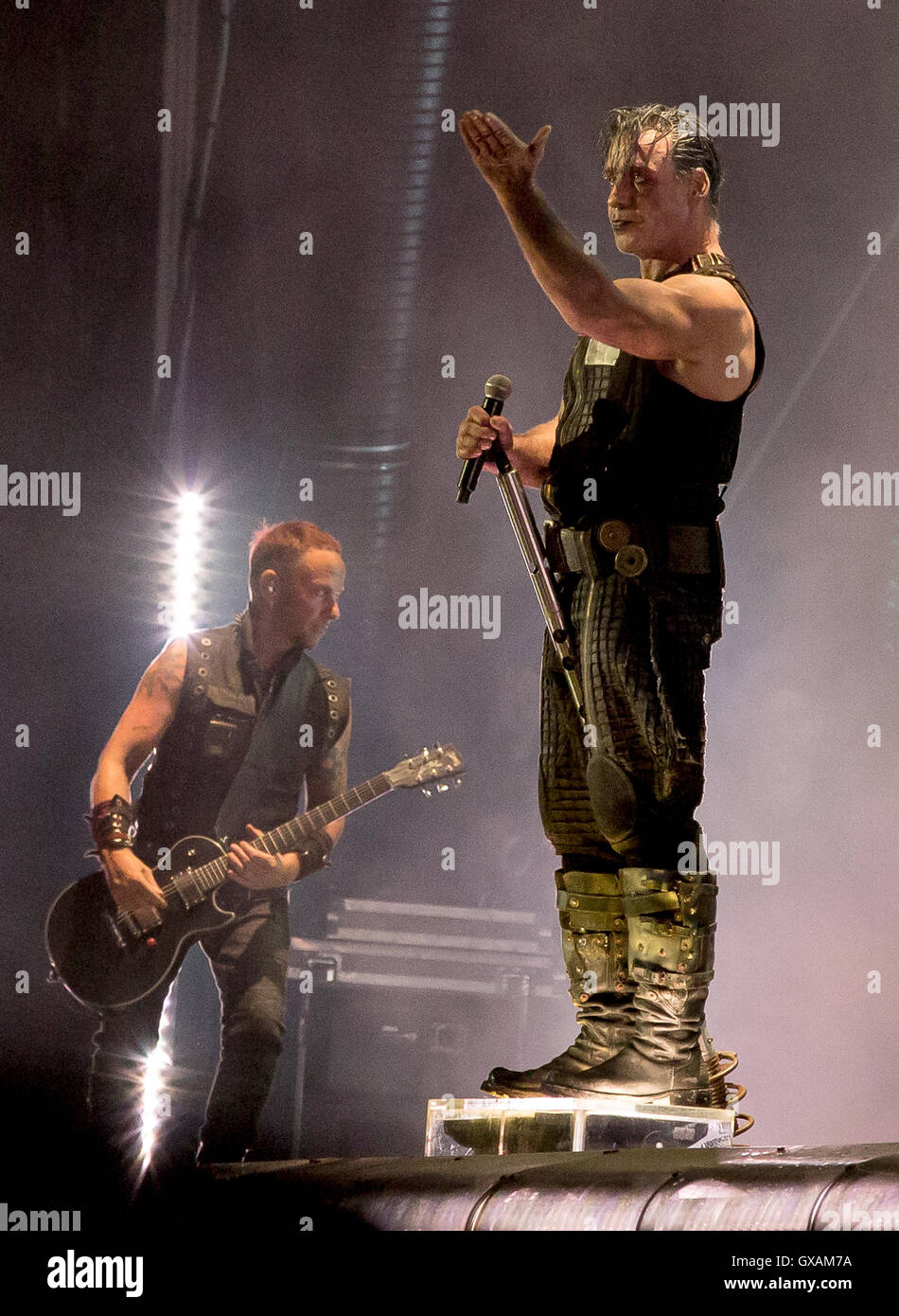 Till Lindemann Rammstein Stockfotos und -bilder Kaufen - Alamy