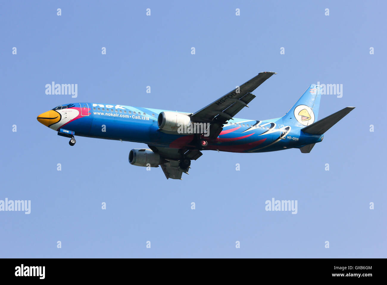 HS-DDM Boeing 737-400 der man airline Stockfoto