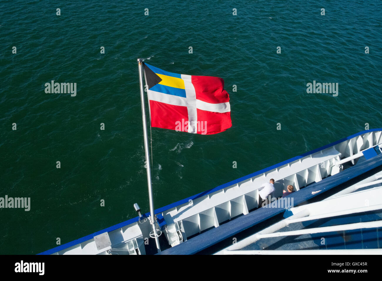Bahamas Flagge Bahamas Staatswappen Stockfoto