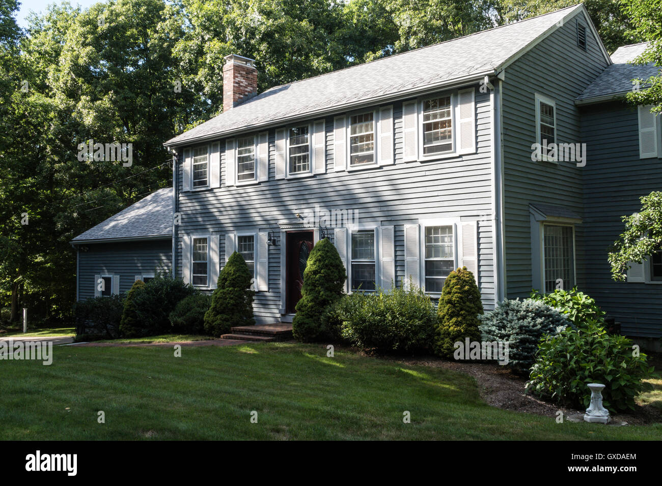 Luxus kolonialen Wohnhaus, USA Stockfoto