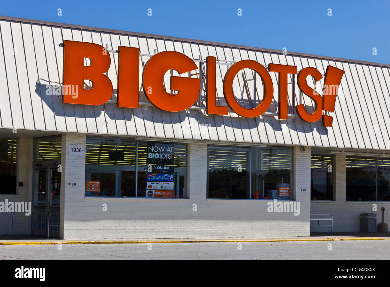 Indianapolis - ca. Juni 2016: Big Lots Rabatt Einzelhandelsstandort ich Stockfoto
