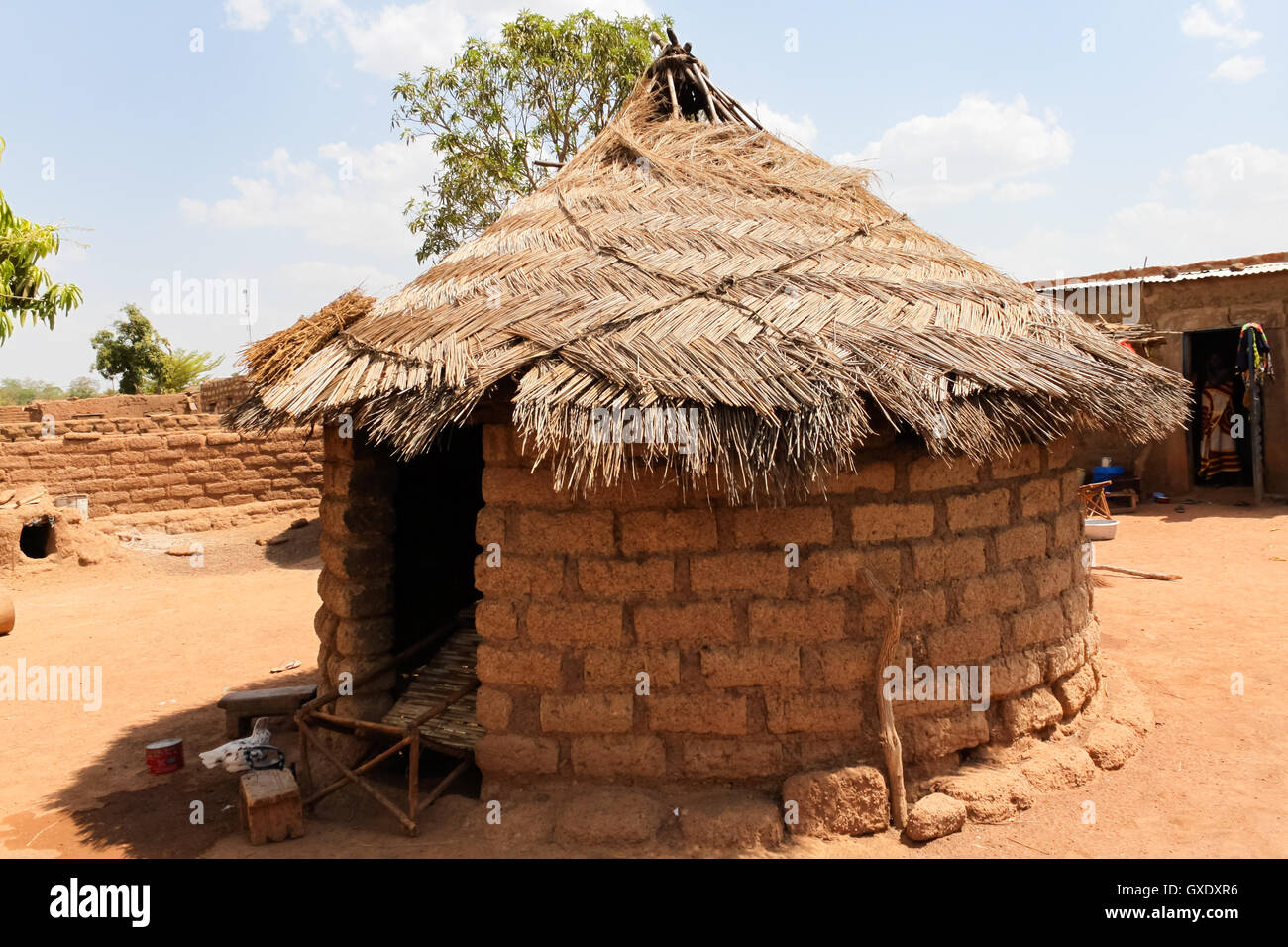 Dorf der Dogon in Mali, Westafrika Stockfoto