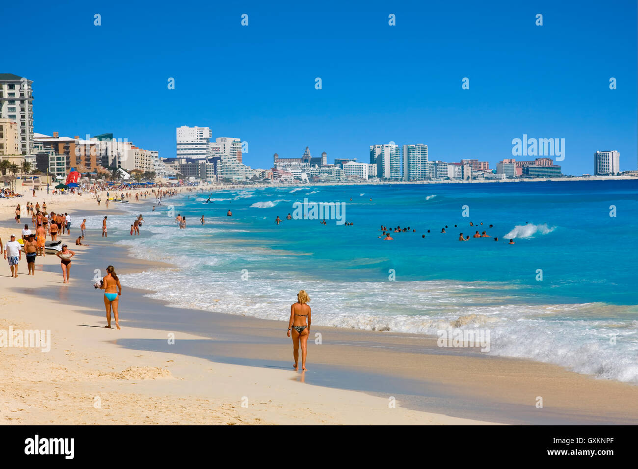 Cancun Beach, Yucatan, Mexiko Stockfoto