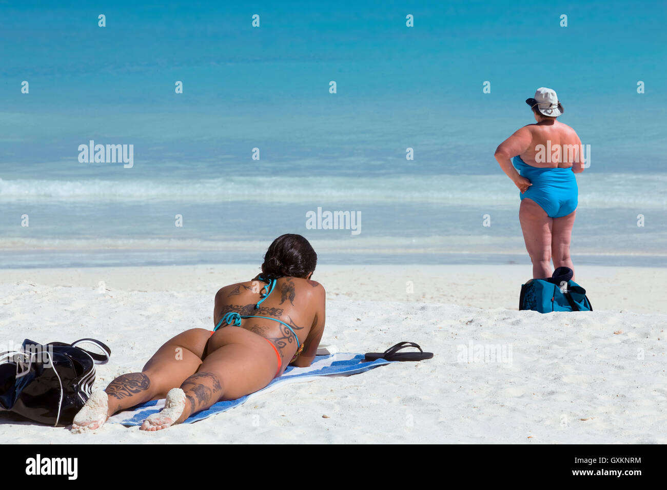 Cancun Beach, Yucatan, Mexiko Stockfoto