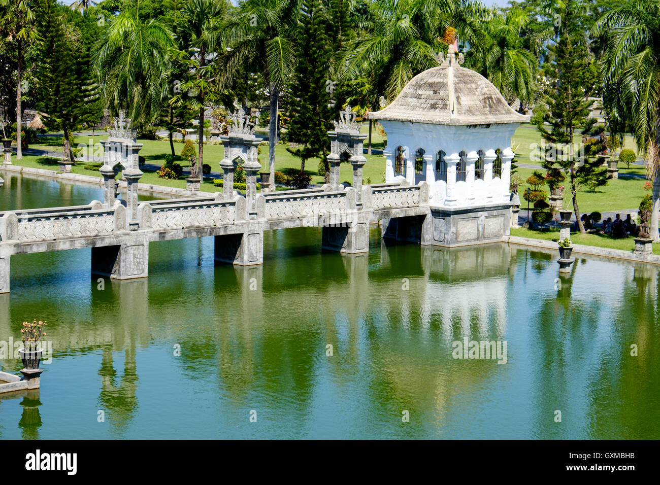 Taman Ujung Wasserpalast Bali Indonesien Stockfoto