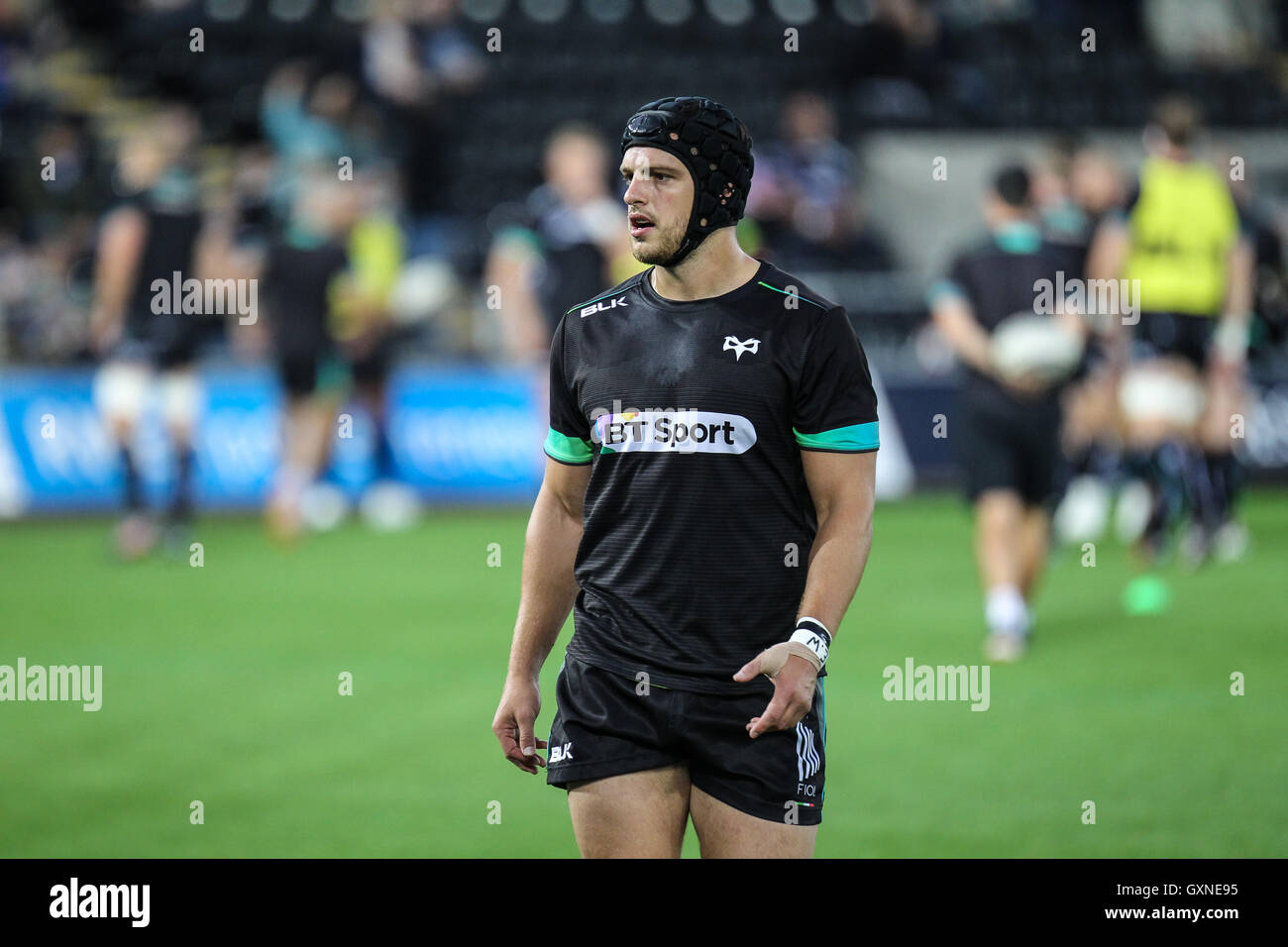 Der Liberty Stadium, Swansea, Wales, Großbritannien. 17. September 2016. Der Fischadler Benetton Rugby (Treviso) in das Guinness Pro 12 V.  Urheberrecht: Andrew Lewis/Alamy Live-Nachrichten Stockfoto