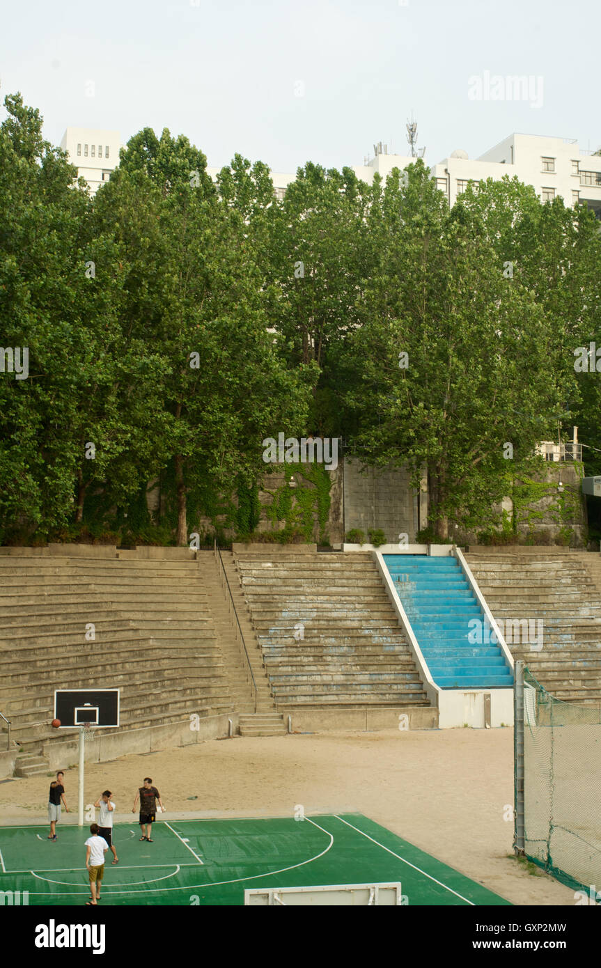 Hongik Universität in Seoul, Südkorea im Sommer Stockfoto