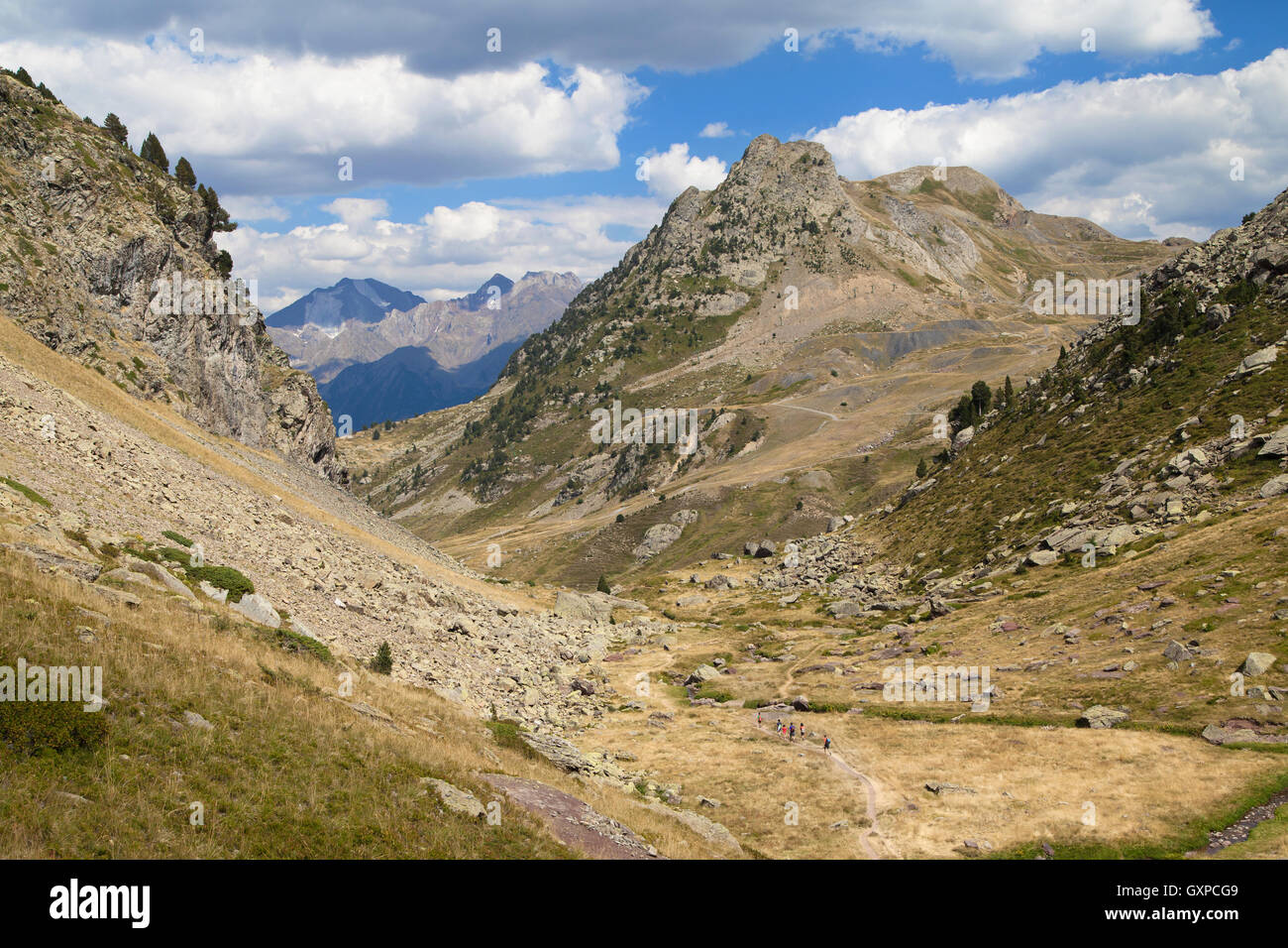 Anayet Tal in den Pyrenäen von Huesca, Spanien. Stockfoto