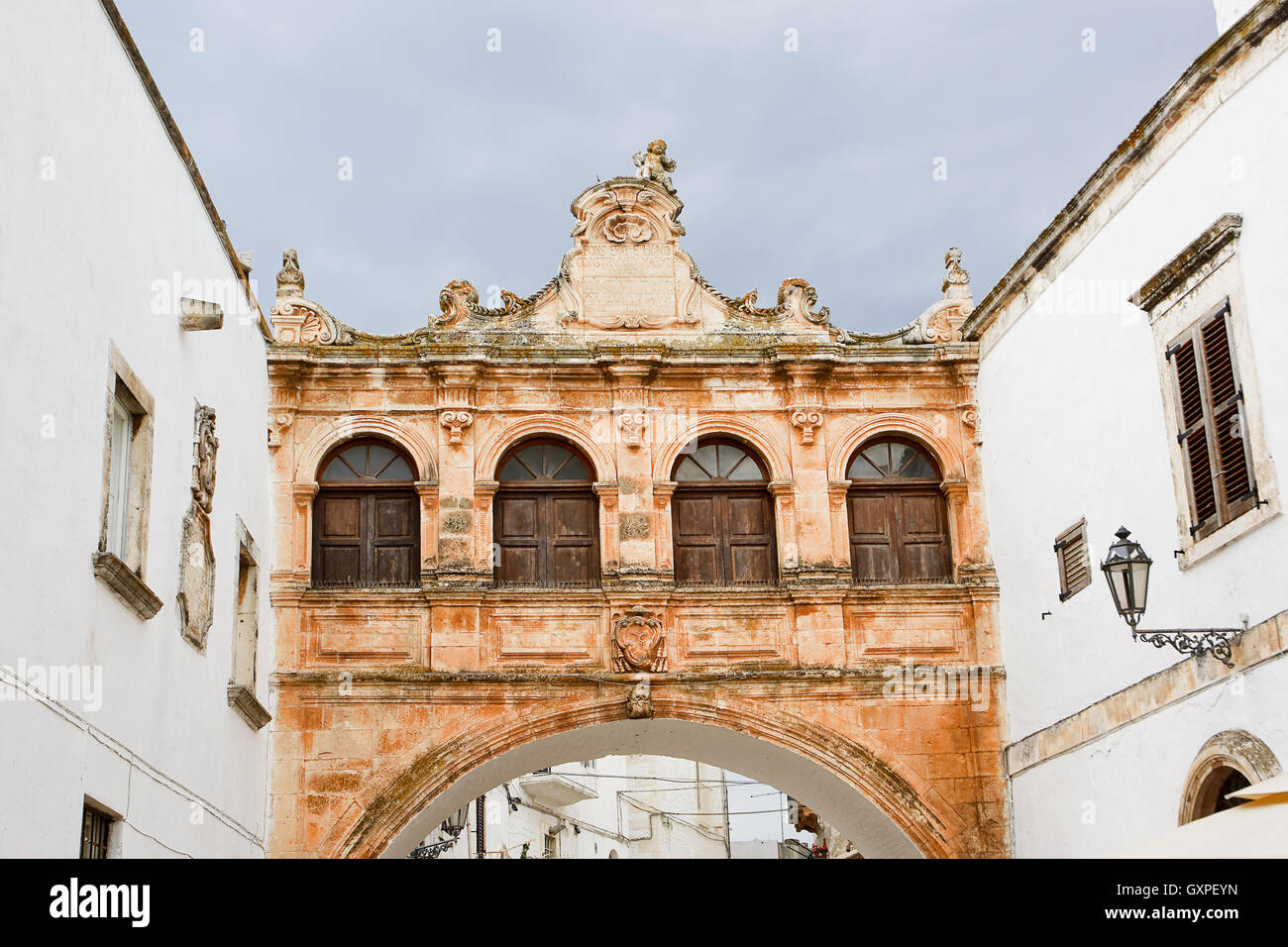 Ostuni, die weiße Stadt in Italien southerm Stockfoto