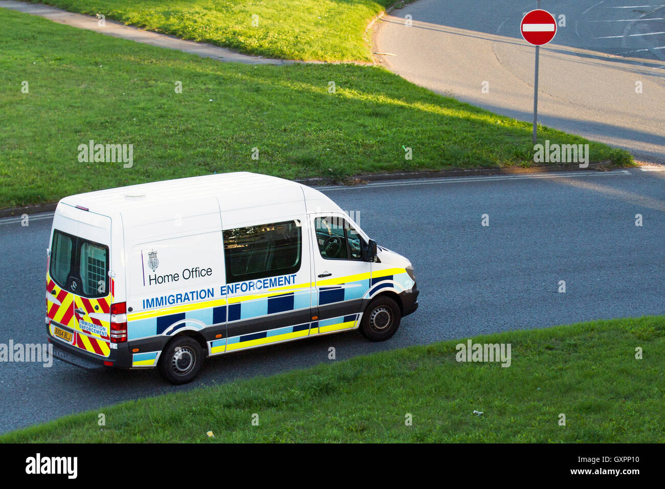 Home Office  Immigration Enforcement-Fahrzeug in Liverpool, Merseyside, UK Stockfoto