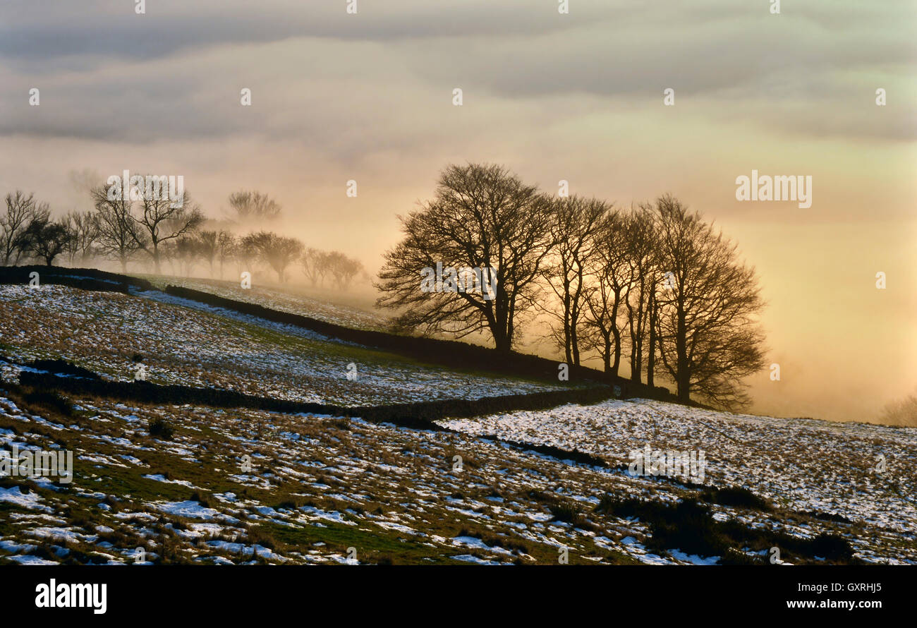 Cloud Inversion, Bamford Kante Stockfoto