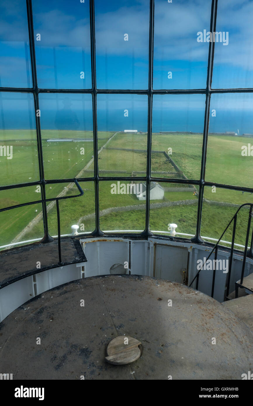 Lundy Island Lighthouse Stockfoto