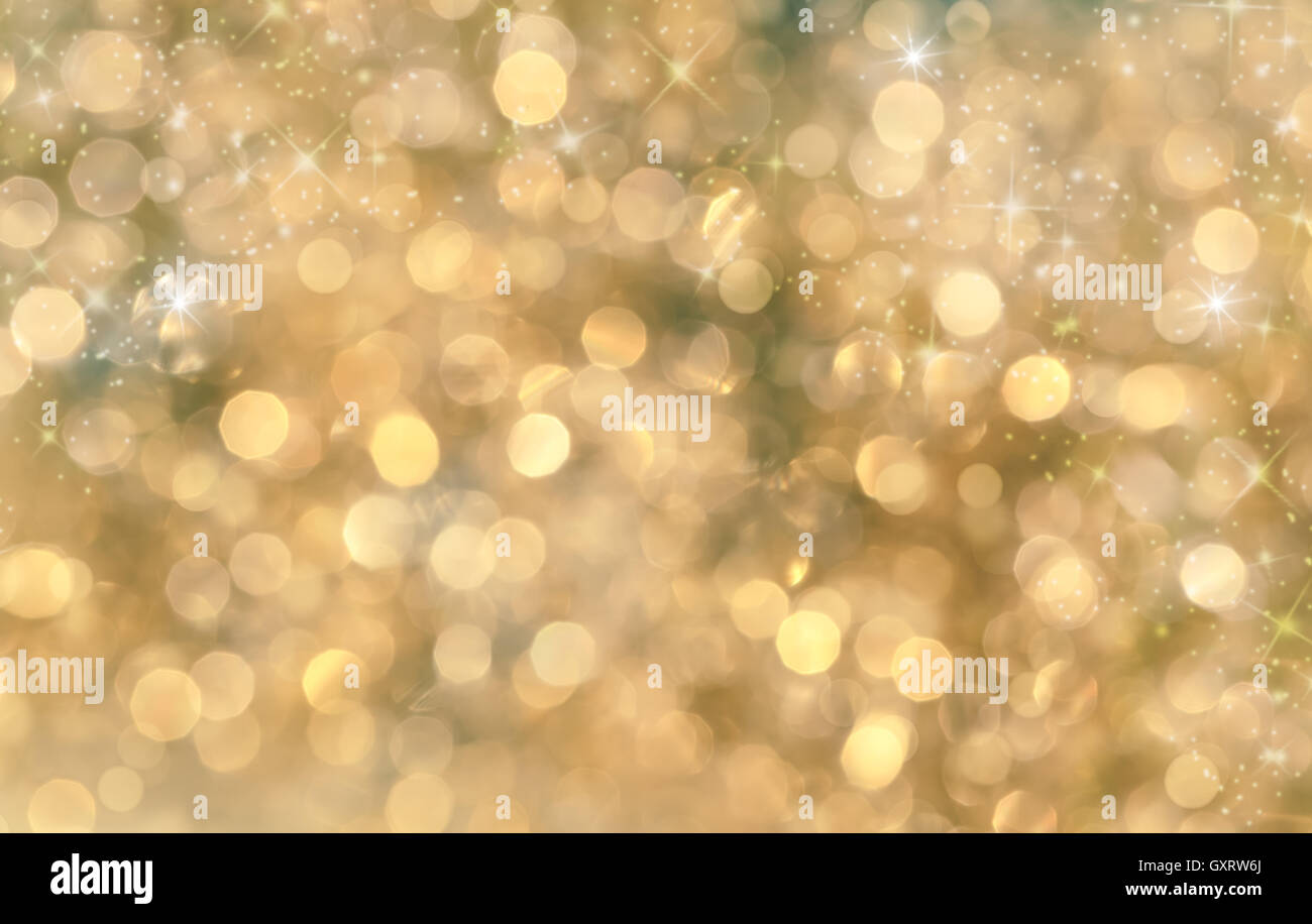 Festlichen Hintergrund. Weihnachten und Neujahr fest Bokeh Zeitmessung Stockfoto