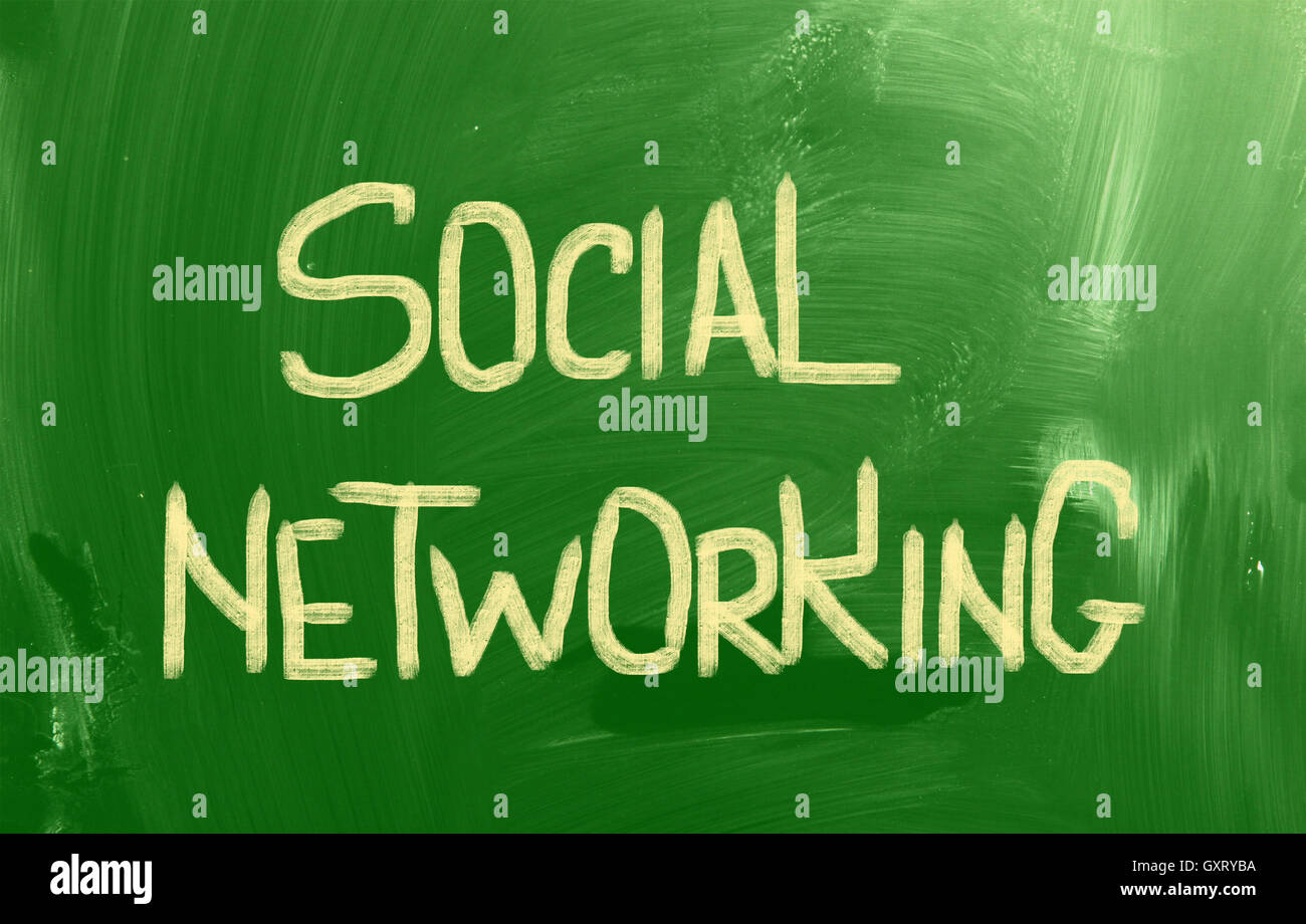 Social Networking-Konzept Stockfoto