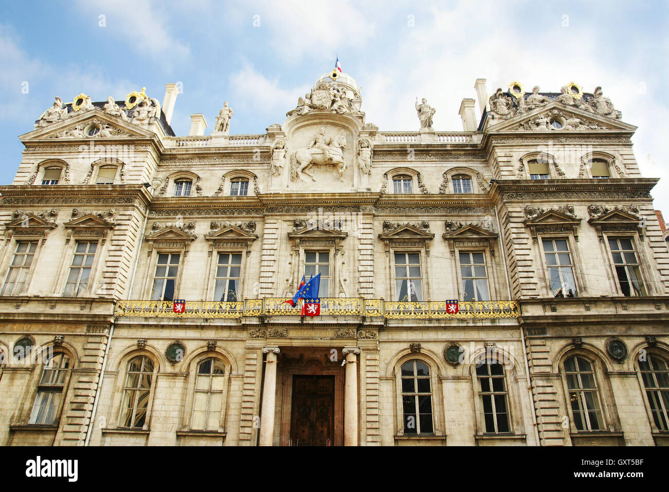 Rathaus von Lyon Frankreich Stockfotografie - Alamy