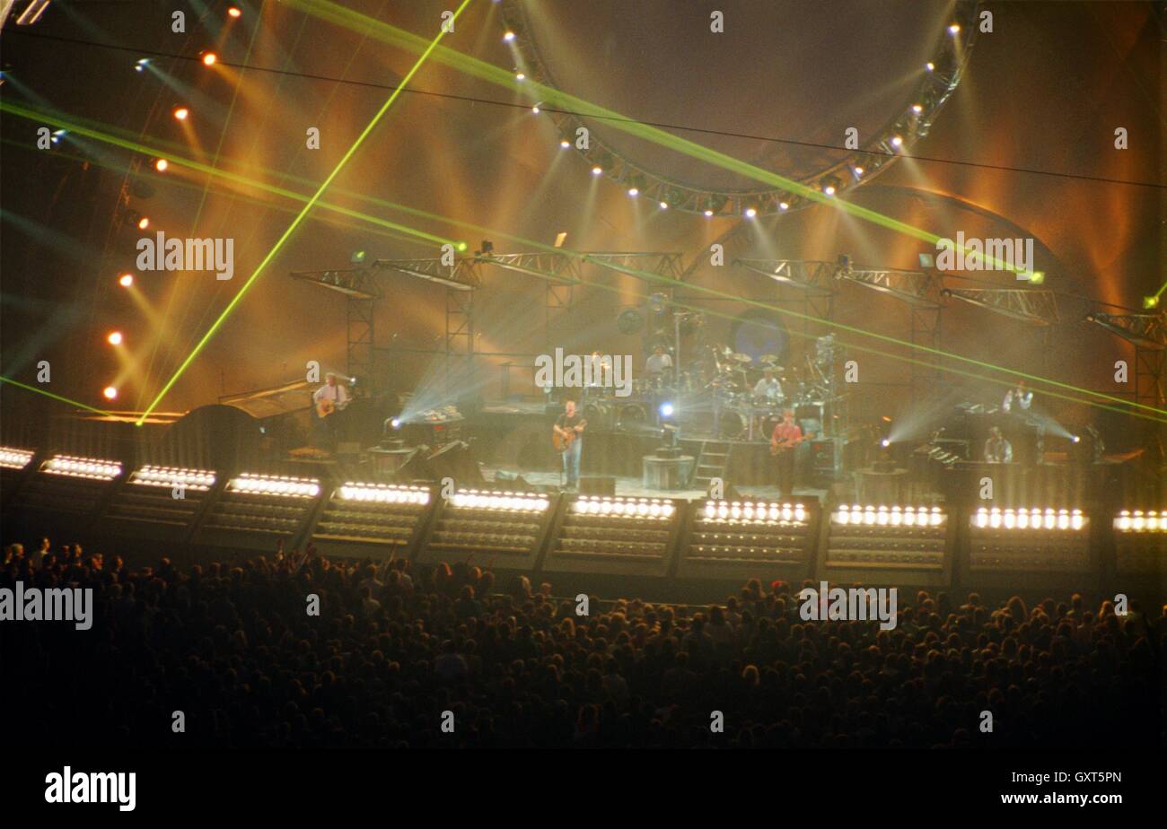 Pink Floyd Live in Earls Court, London, Großbritannien - Oktober 1994. Stockfoto