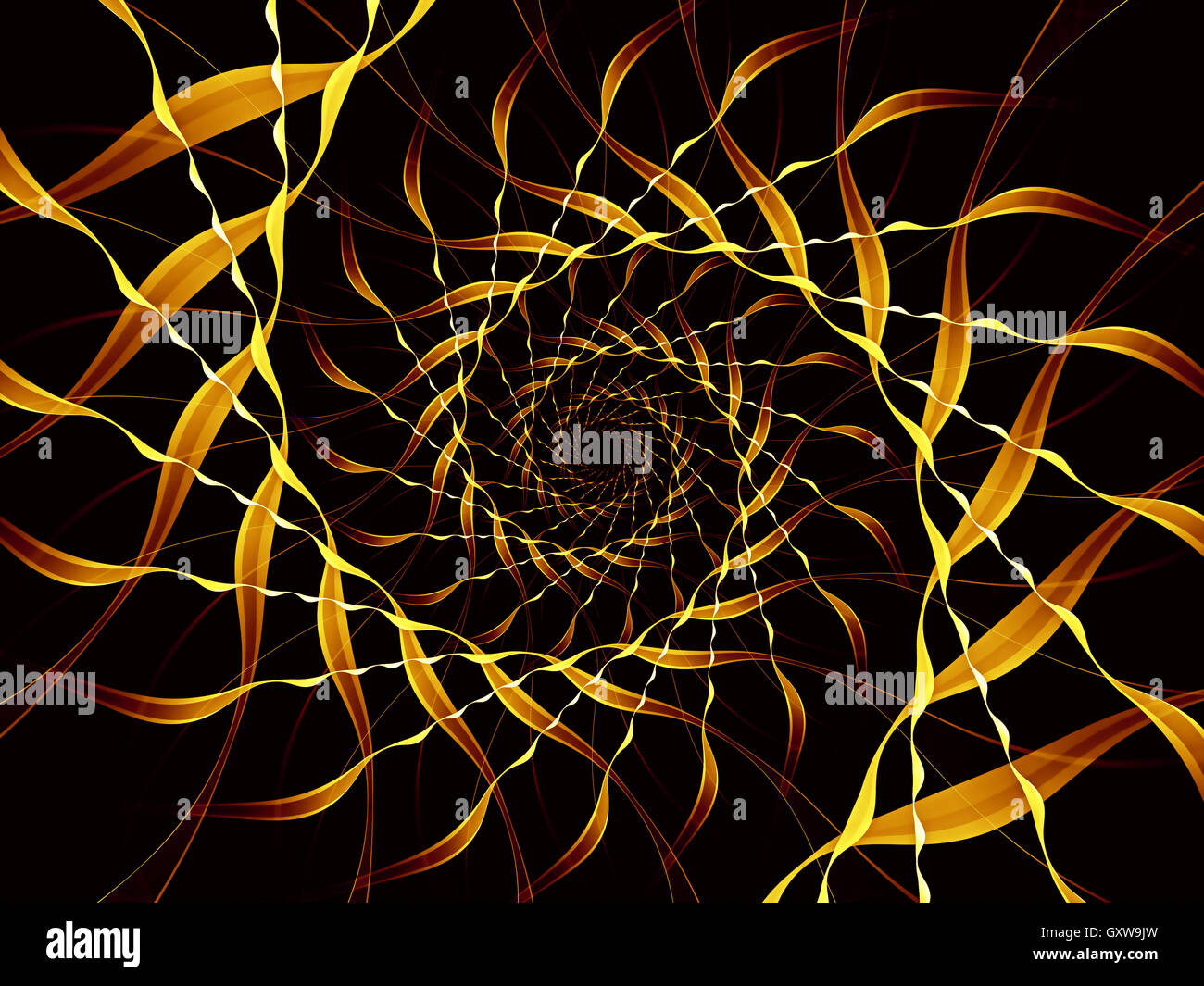 Isolierte Spirale Element Stockfoto