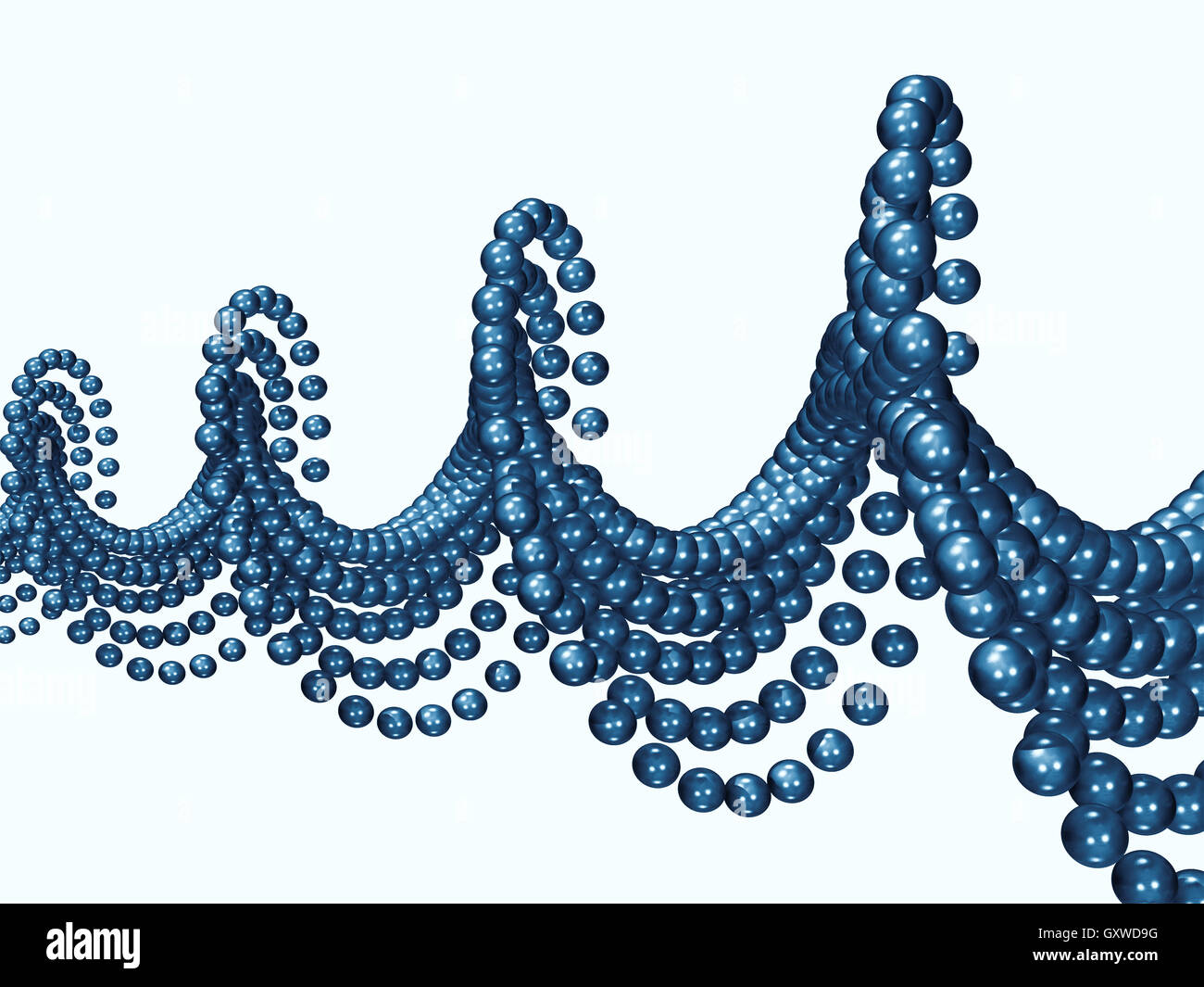 Blaue Helix Stockfoto