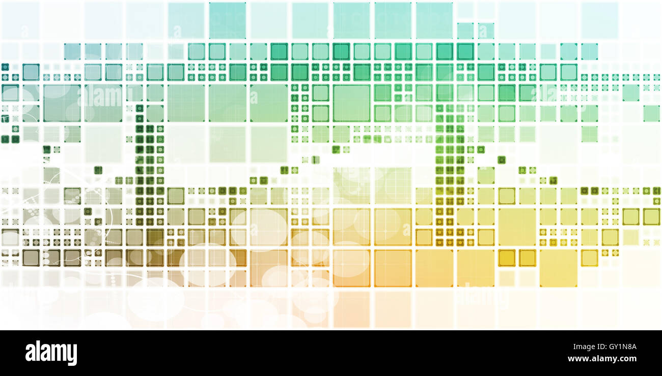 Futuristisches Design Abstract Background als Konzept Stockfoto