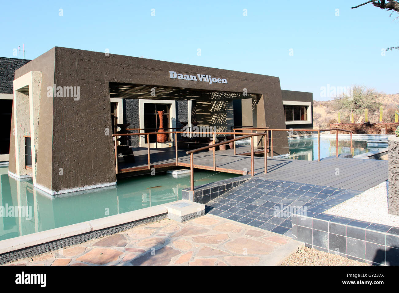 Daan Viljoen Wildpark, Besucherzentrum, Namibia, August 2016