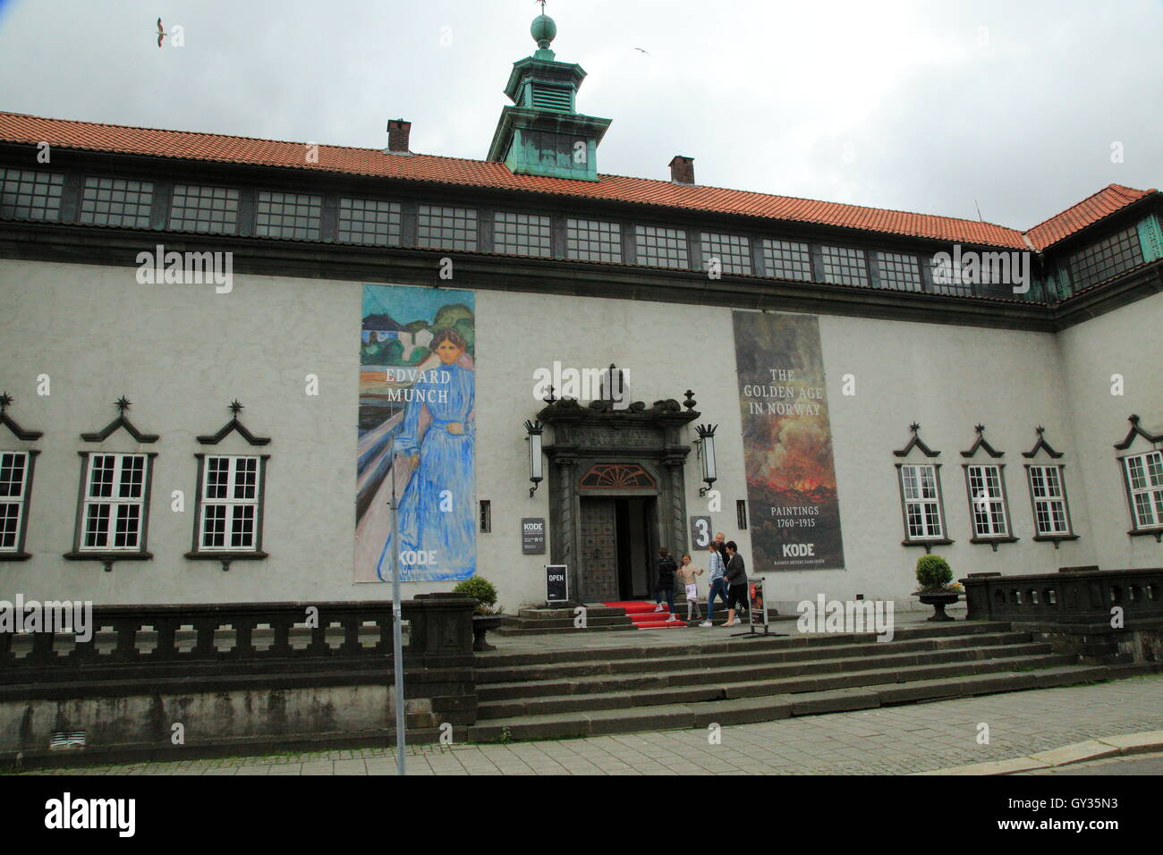 Code3art Gallery Museum Exterieur, Bergen, Norwegen mit Edvard Munch und das Goldene Zeitalter Ausstellung Stockfoto