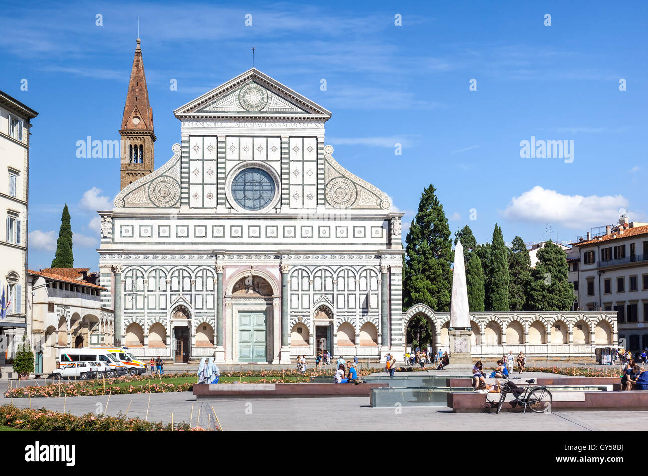 Santa Maria Novella Florenz Italien Stockfoto