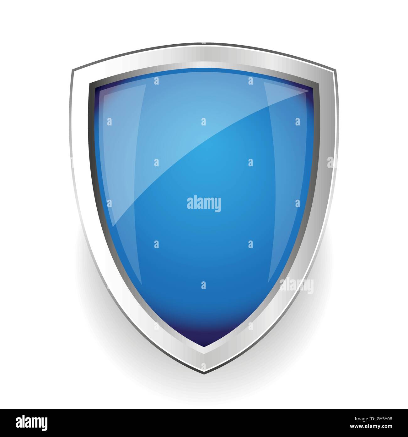 Blaue Leere Vektor Schild Stock Vektor