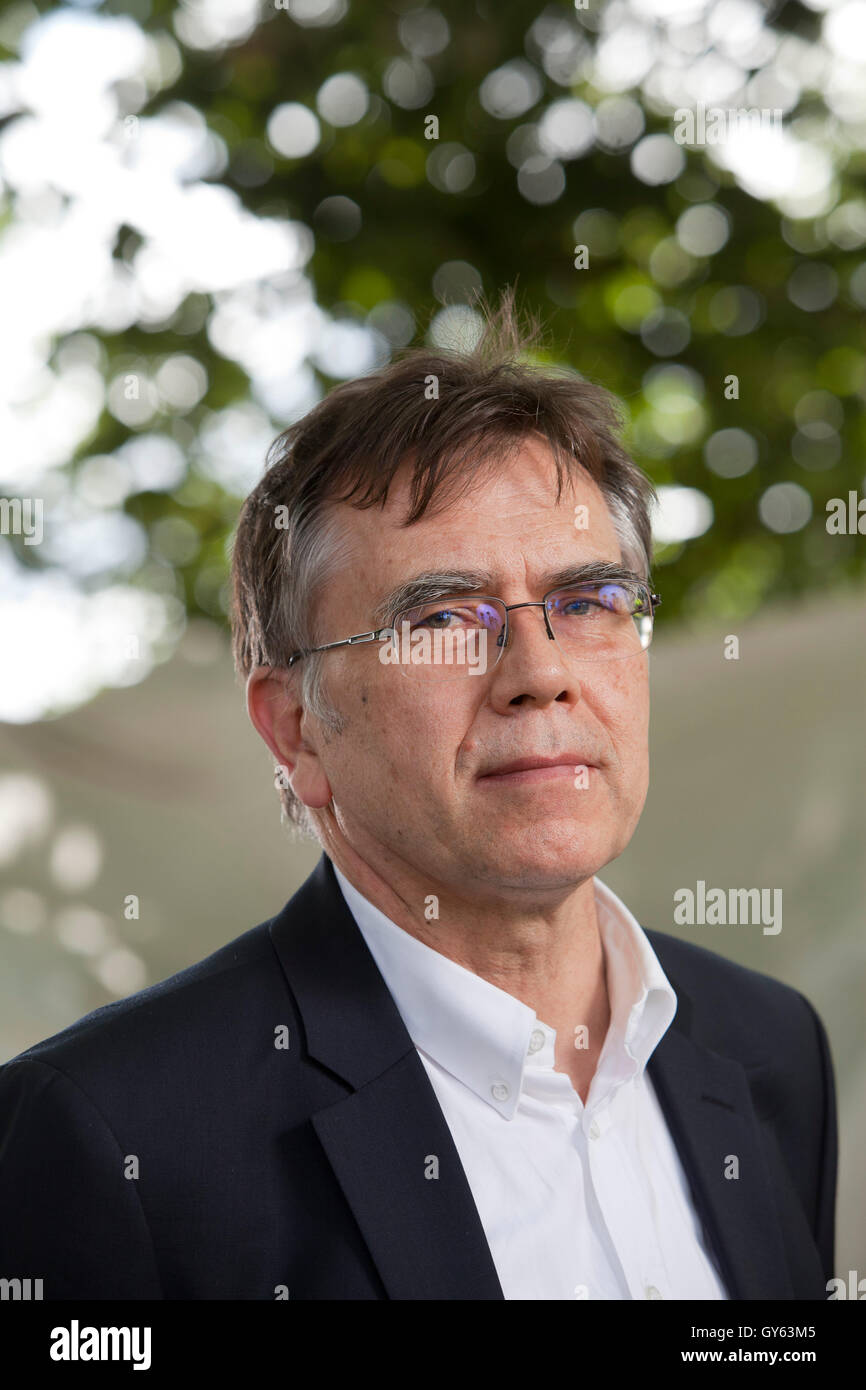 Jürgen Osterhammel, deutscher Historiker und Autor, auf dem Edinburgh International Book Festival. Edinburgh, Schottland. 22. August 2016 Stockfoto