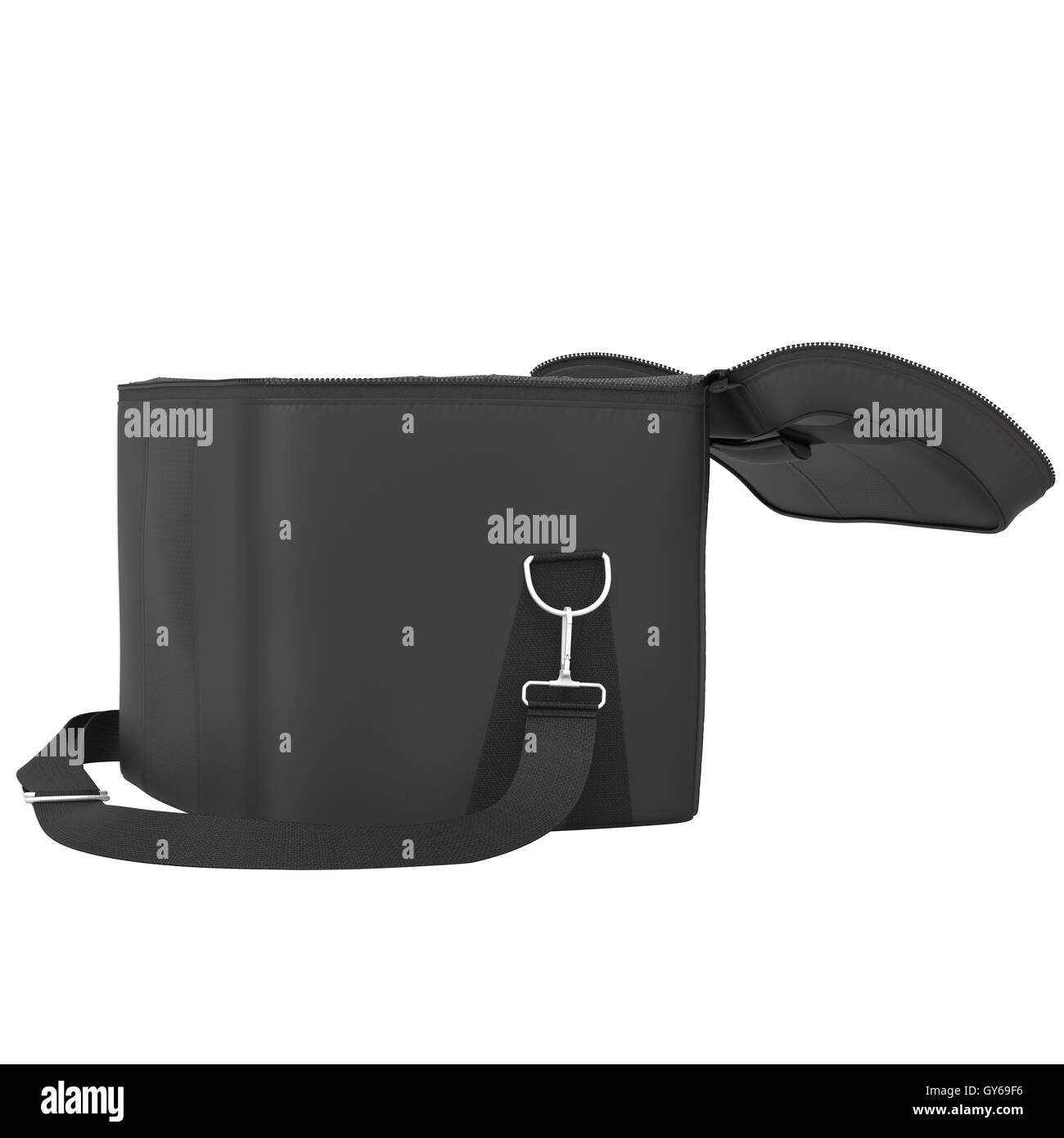 Geöffnetem Deckel Taschen Stockfoto