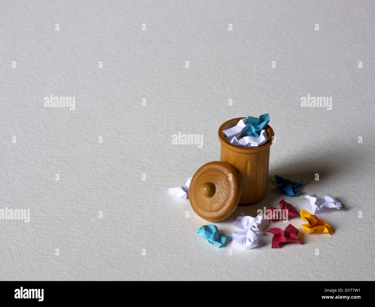 Mülleimer Stockfoto