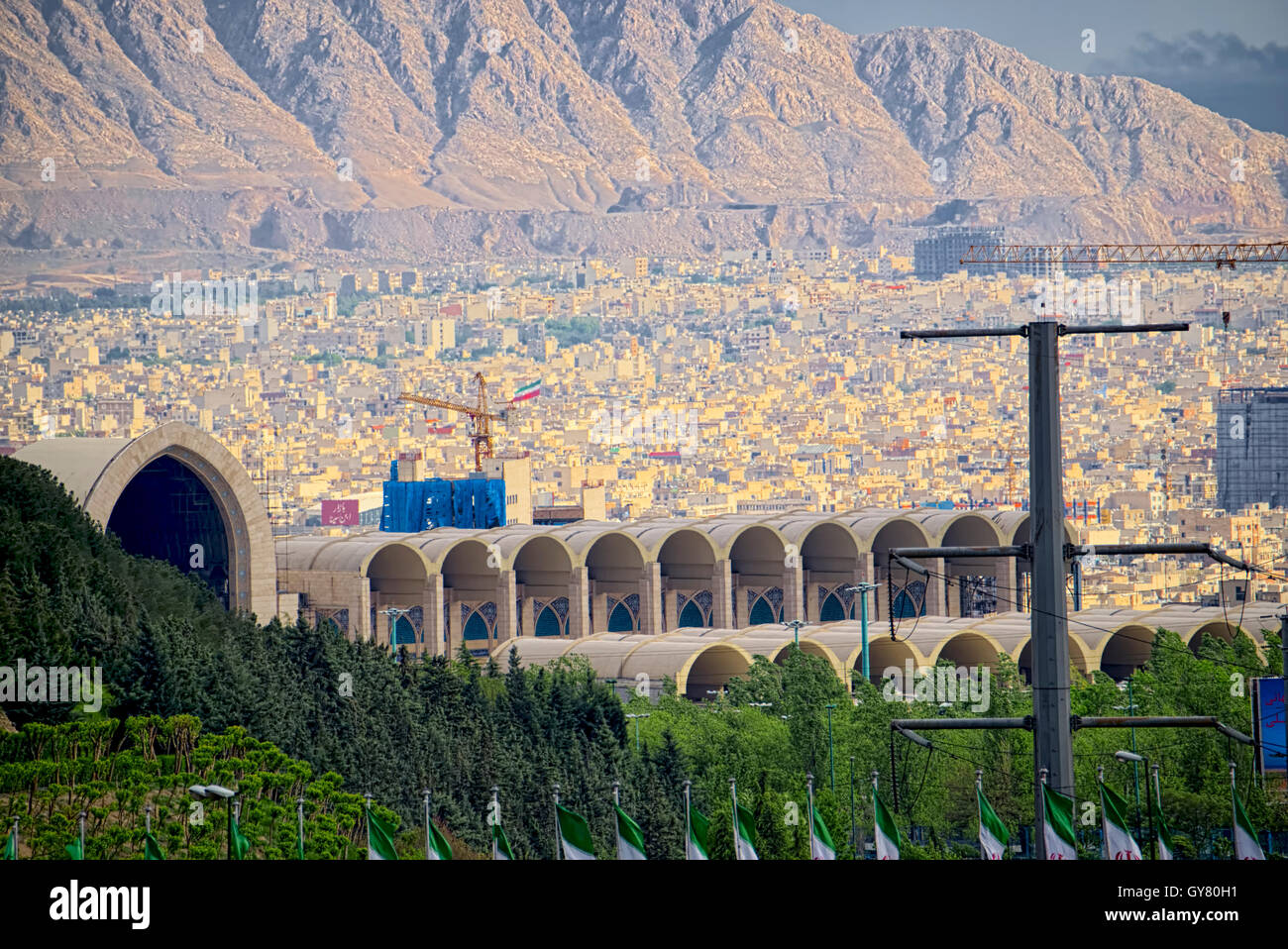 Teheran Stadt aus Distanz Stockfoto