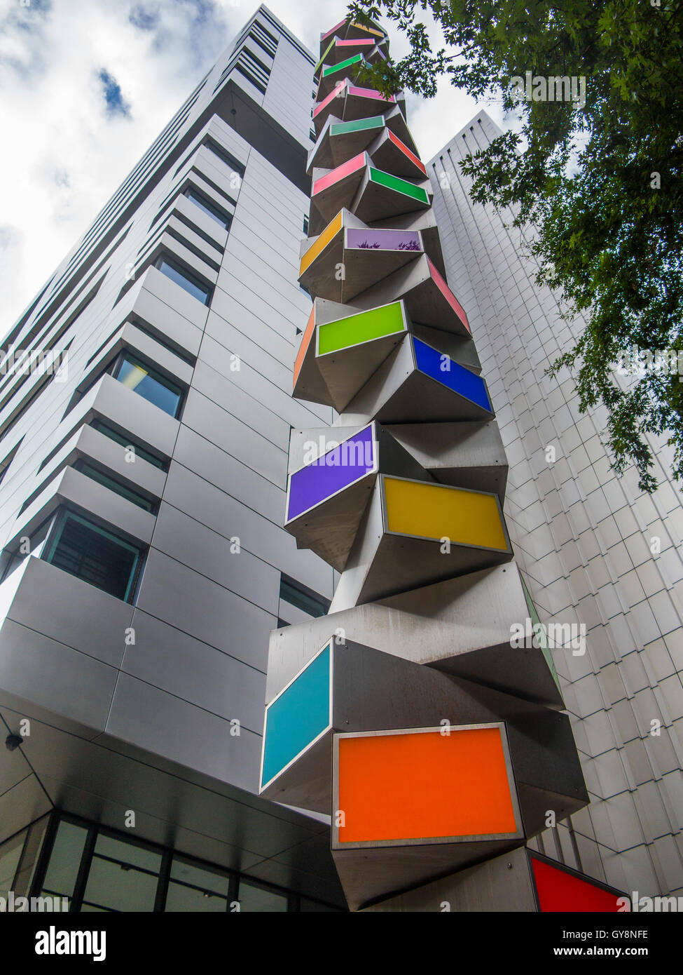 Chromorama-Kunst-Skulptur von David Batchelor Stockfoto